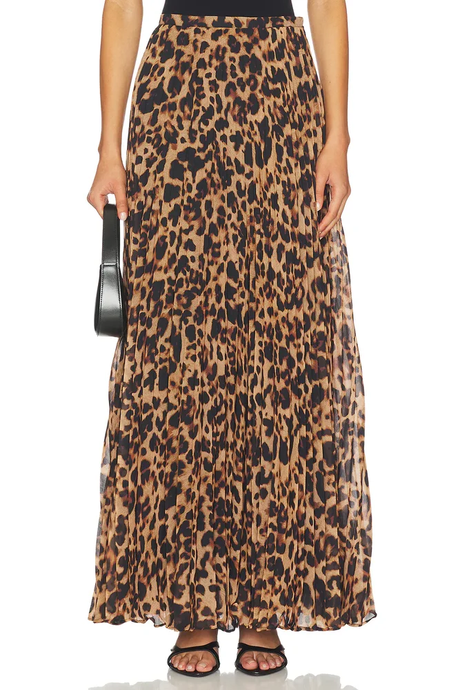 Torin Pleated Maxi Skirt