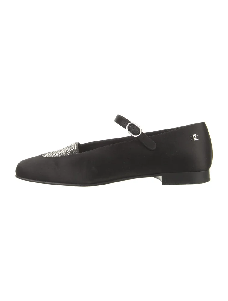 Pre-Owned 2024 Interlocking CC Logo Ballet Flats