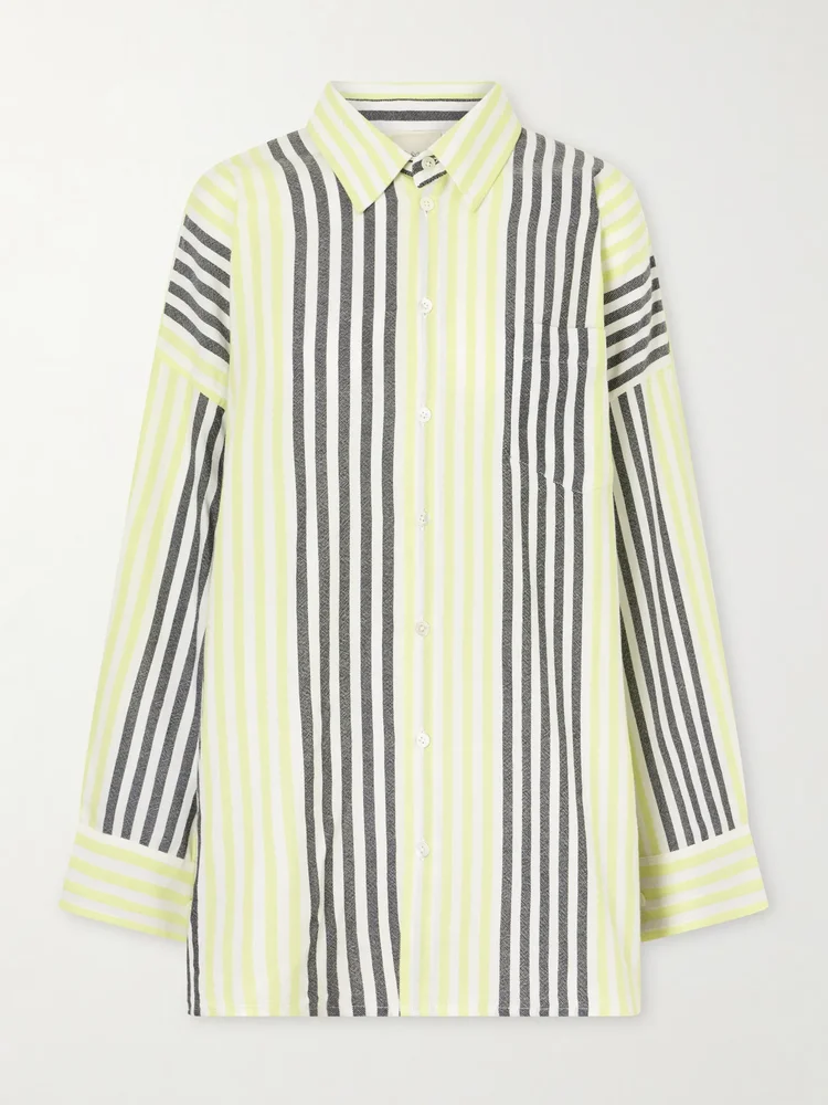 Striped cotton shirt