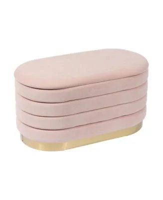 Lillian Velvet Storage Bench