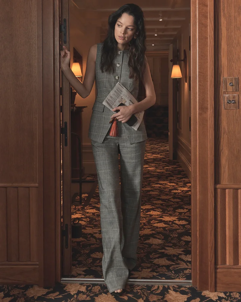 Jude Linen-Blend Wide-Leg Pant