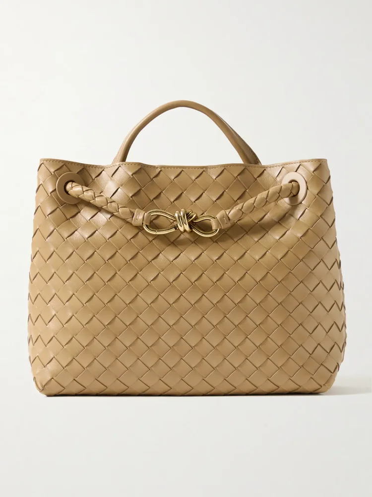 Andiamo medium Intrecciato leather tote