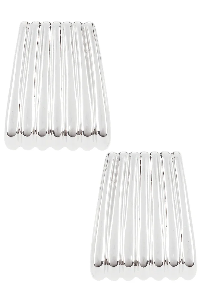 Ribbed Maxi Earrings