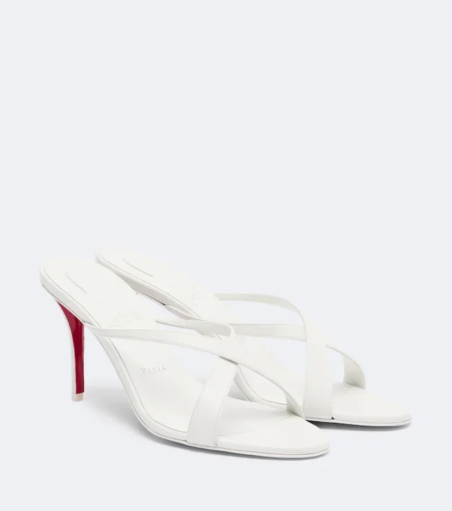 Mulazee Cross leather sandals
