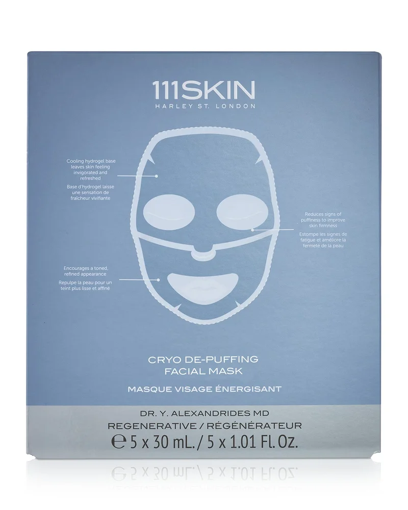 Cryo De-Puffing Facial Mask Box, 5 Piece