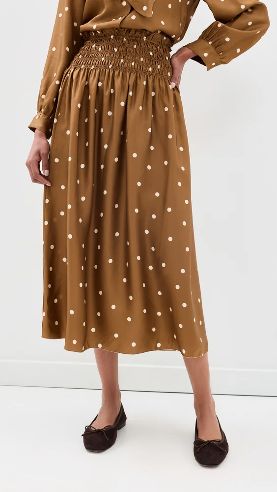 The Canary Silk Skirt