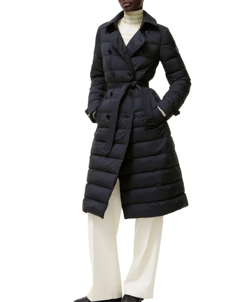 Long Nylon Audley Puffer Coat