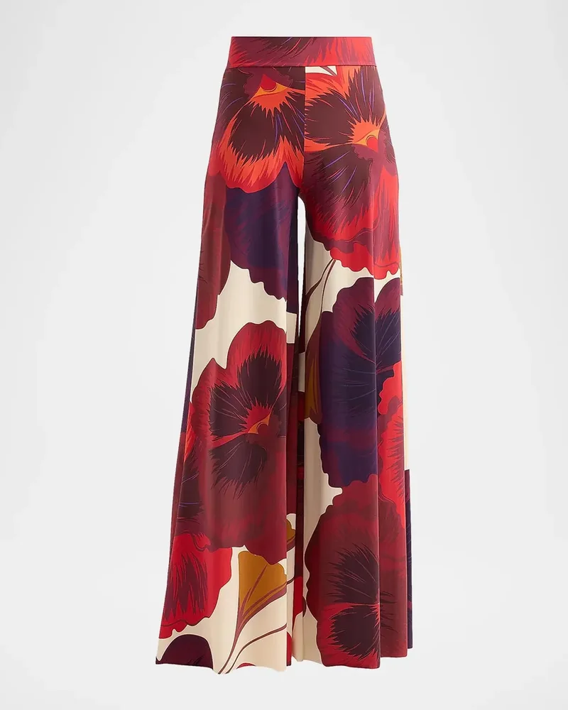 Skyla Floral Wide-Leg Pants