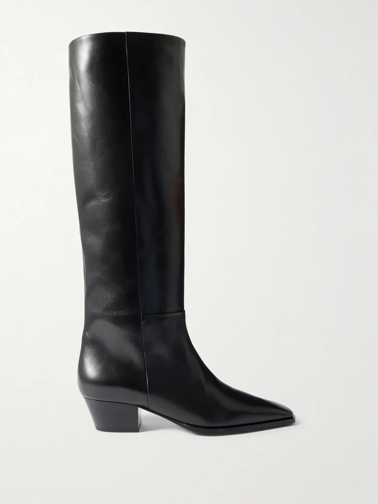 medea leather knee boots