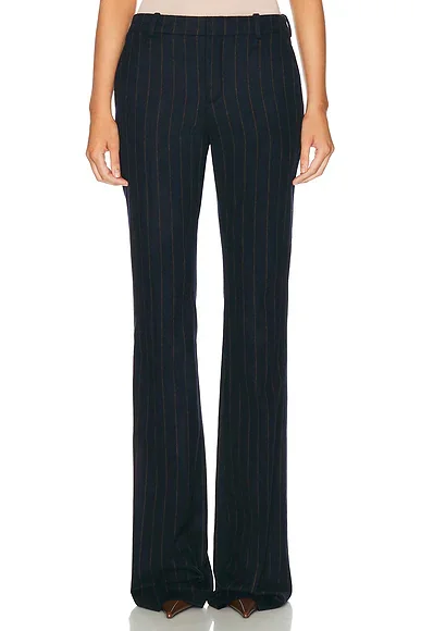Wool Flare Leg Pant