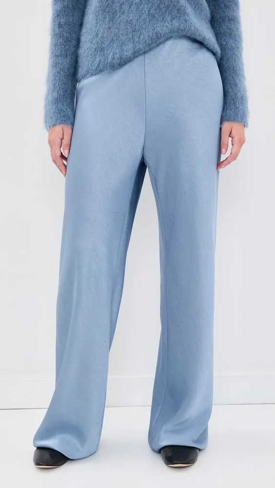 Colette Fluid Satin Bias Pants