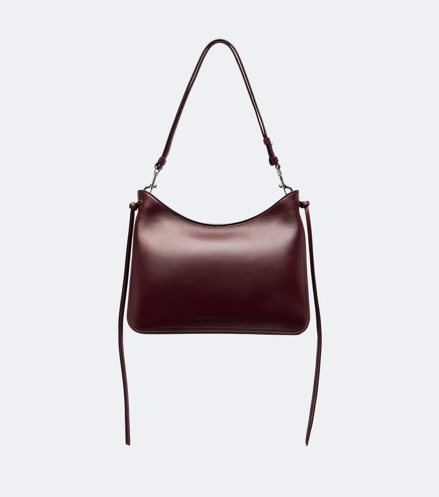 Gig leather shoulder bag