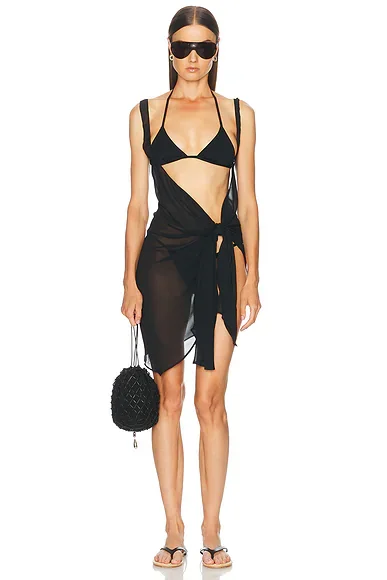 Sheer Coverups Dress Sarong