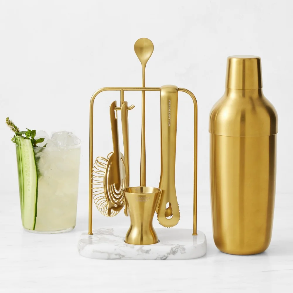 Encore Bar Tool Set with Marble Stand & Shaker