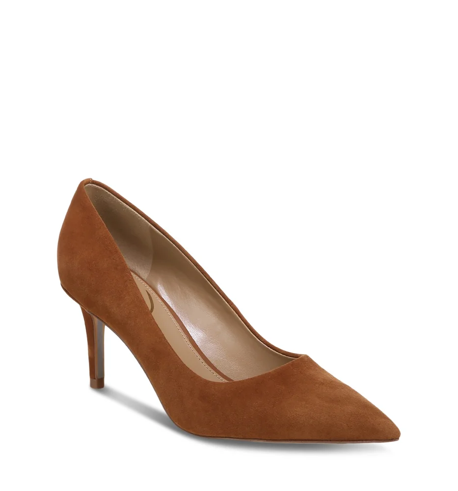 Vienna Pointed Toe Mid Heel Pumps