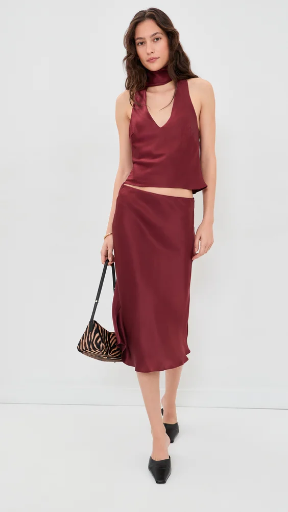 Pomelle Silk Two Piece Set