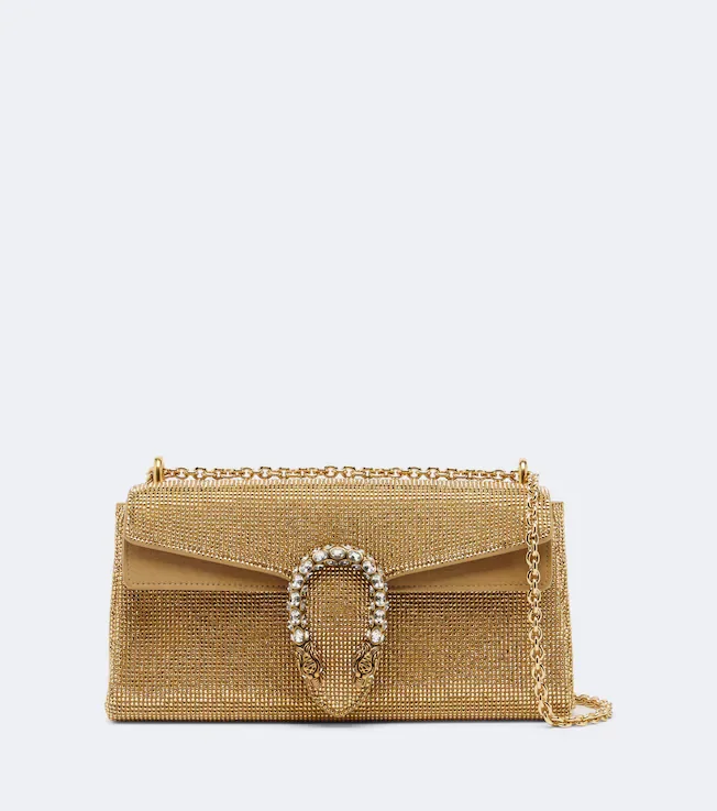 Dionysus Small embellished suede shoulder bag