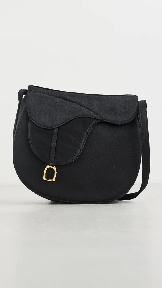 Gucci Satin Saddle Shoulder Bag