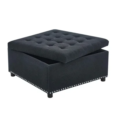Upholstered Ottoman with Storage