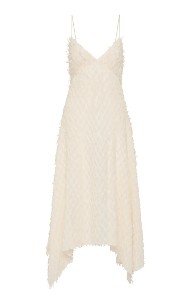 Deco Fringe Slip Dress