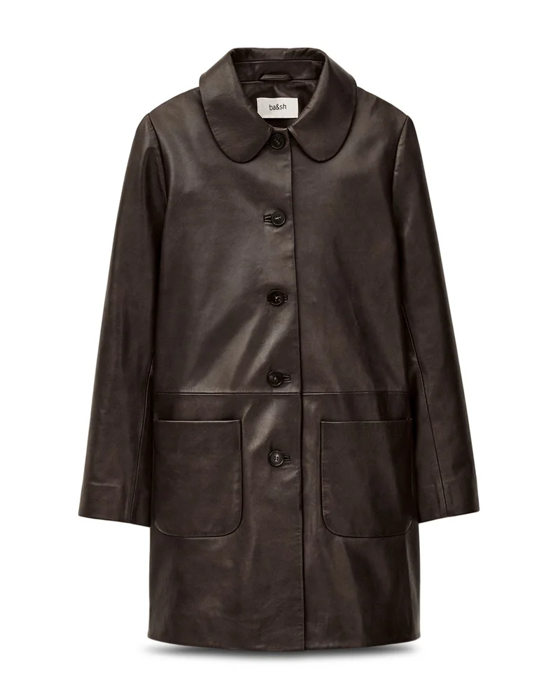 Madie Leather Coat
