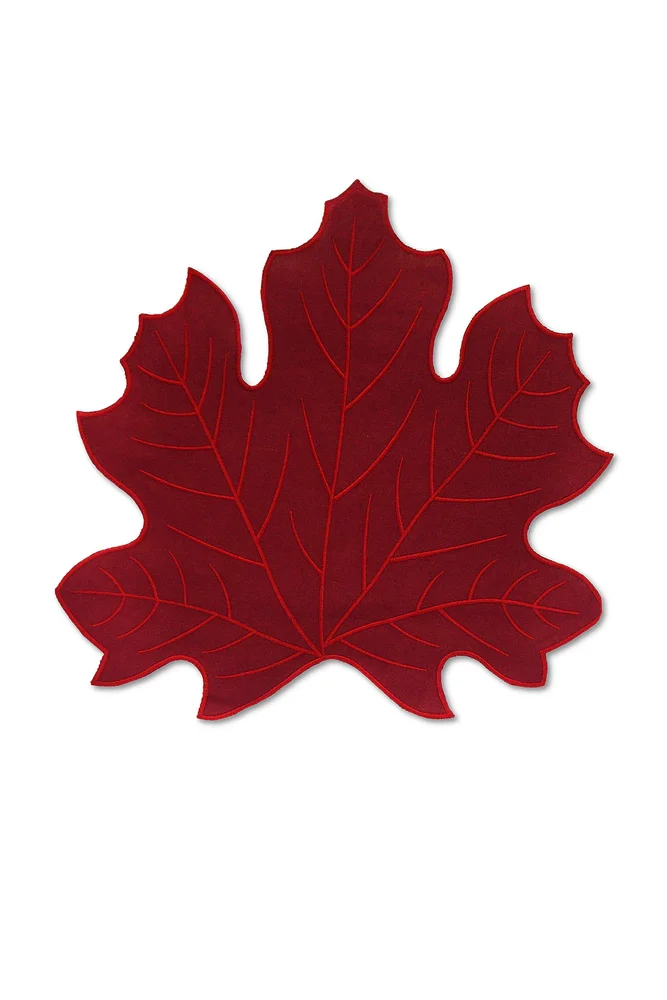 Burgundy Leaf Placemat
