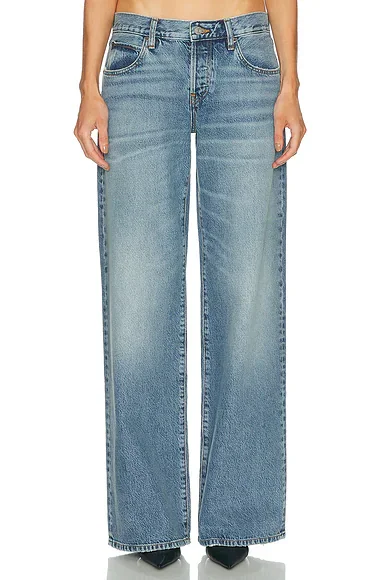 x Alexandra Leclerc The Leo Low Rise Baggy Jean