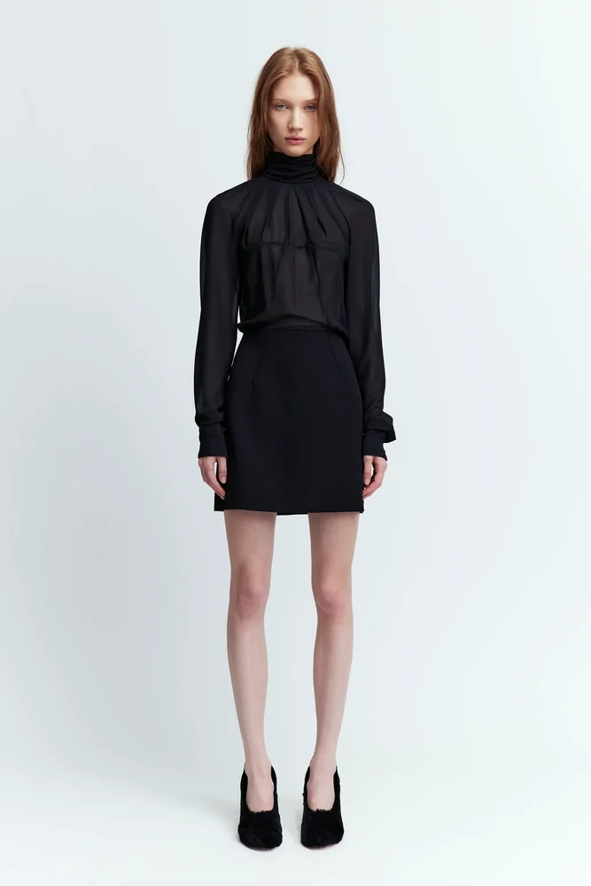 Sig Mini Dress in Georgette