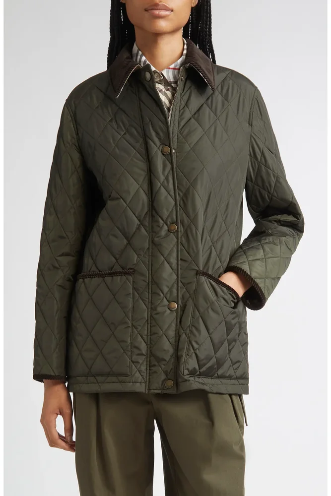 Quilted Nylon Coat