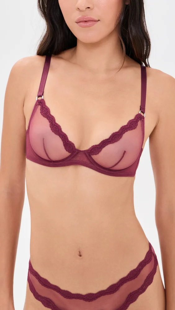 Sheer Tulle Demi Bra