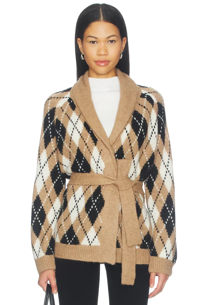 X Stetson The Argyle Riding Cardigan