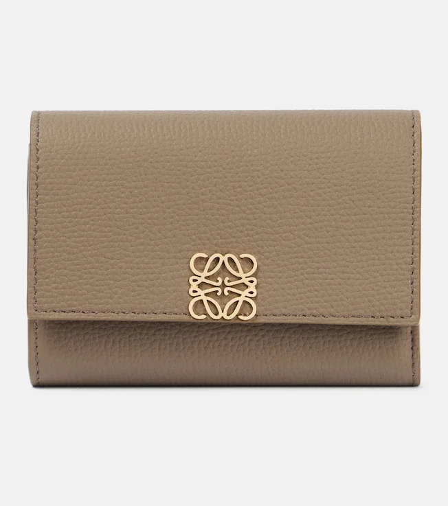 Anagram leather wallet