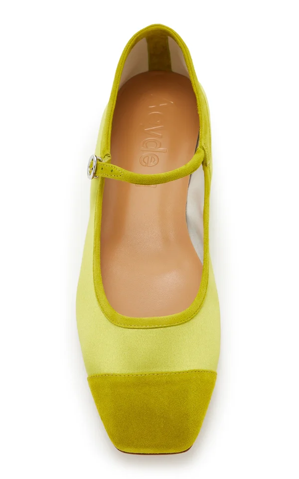Uma Satin Mary Jane Flats By Aeyde
