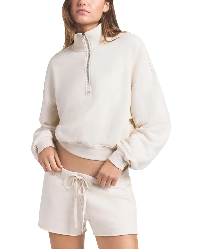 NikeSKIMS STRETCH KNIT LONG SLEEVE HALF ZIP