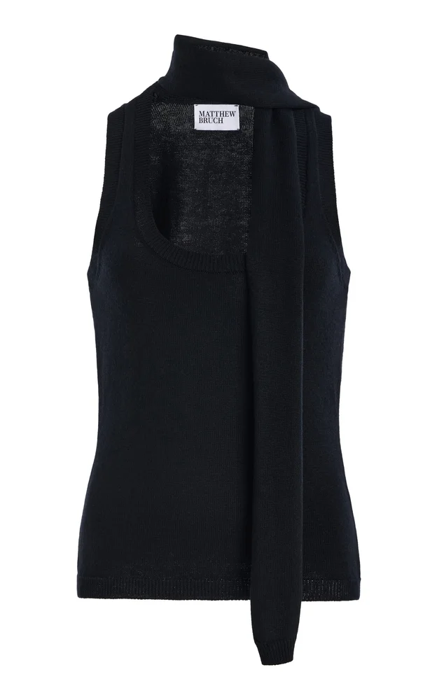 Scarf Knit Tank Top