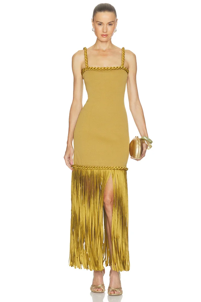 Ribiona Knit Midi Dress