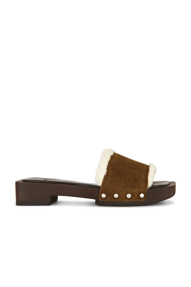 Barbara Shearling Clog