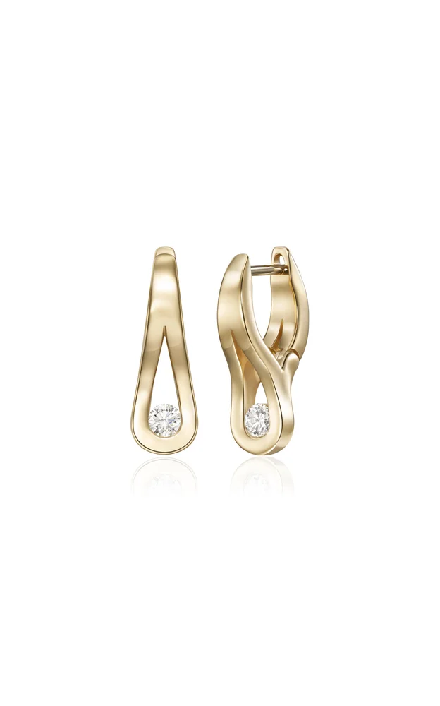 18k Yellow Gold Daphne Earring Small