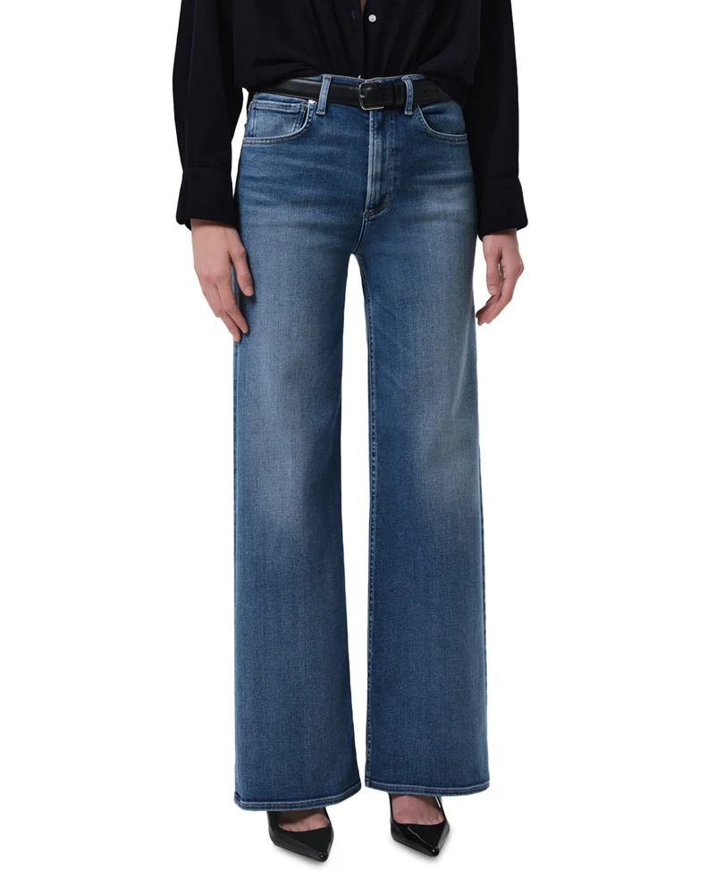 Lyra Wide Leg Jeans in Cooper