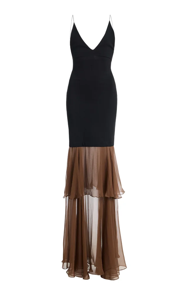 Gitane Crepe Jersey Maxi Dress