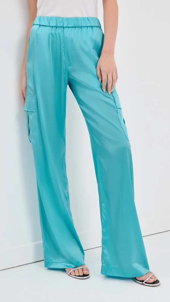 Cargo Silk Pants