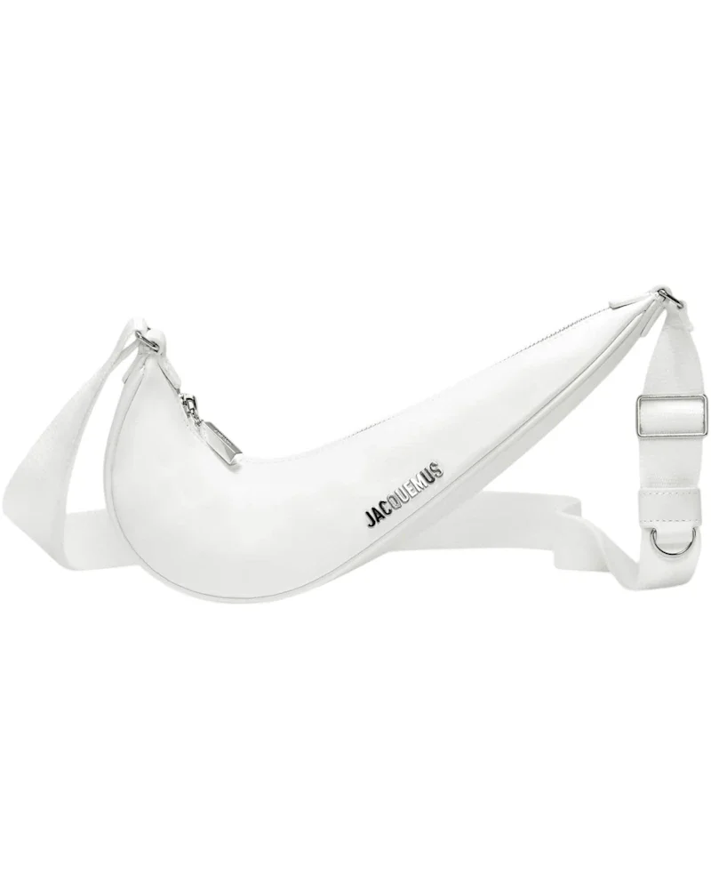 Le Swoosh Crossbody Bag White/Shiny Silver