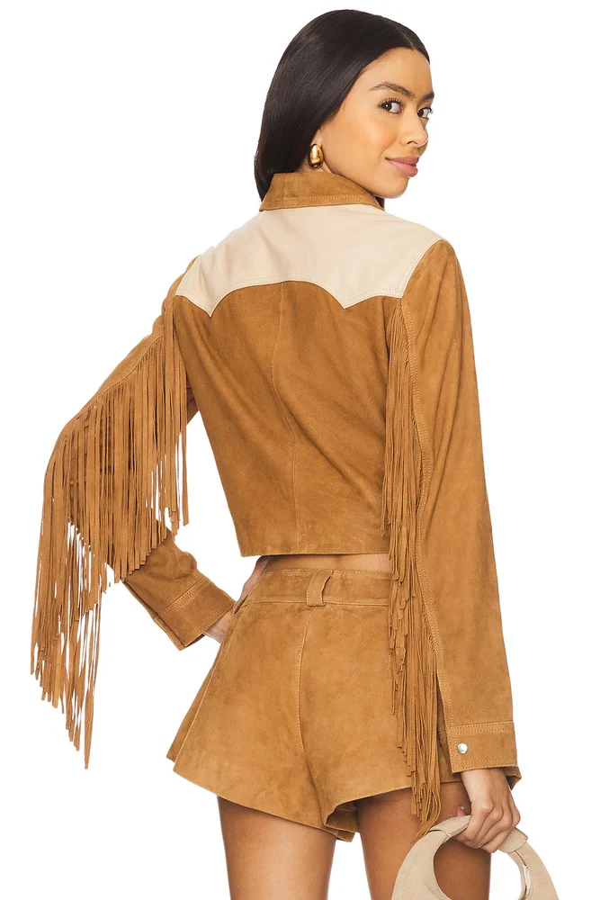 Combo Fringe Jacket