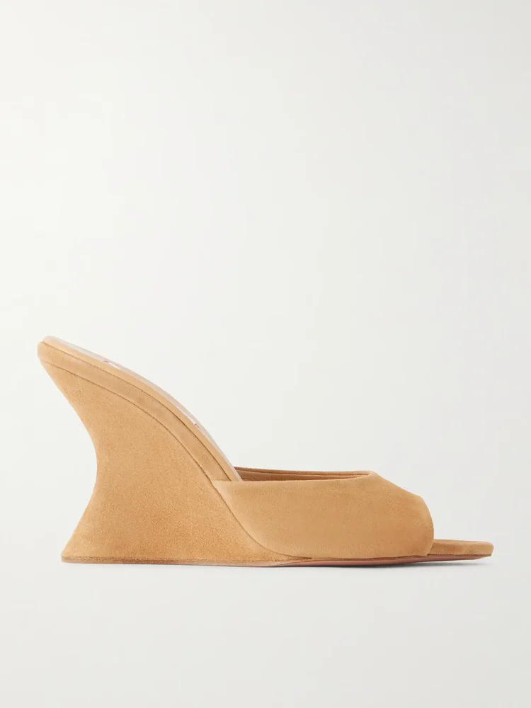Bisous 95 Suede Wedge Sandals