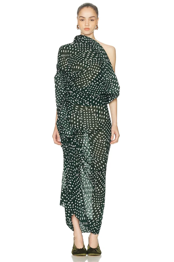 Dries Van Noten Dolla Dress in Bottle