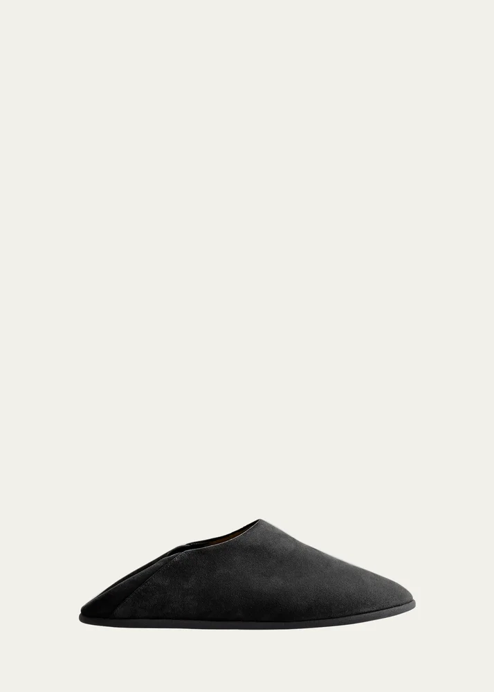 Big Bootie Suede Slipper Mules