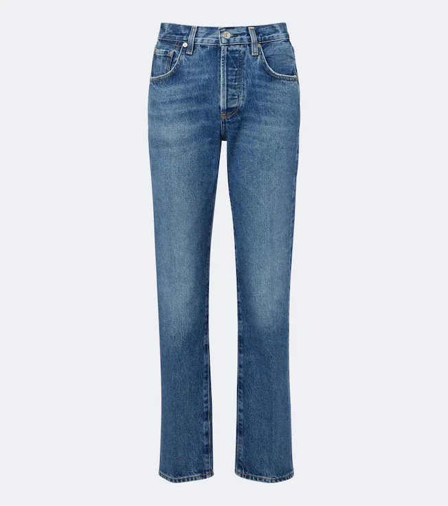 '90s French straight jeans