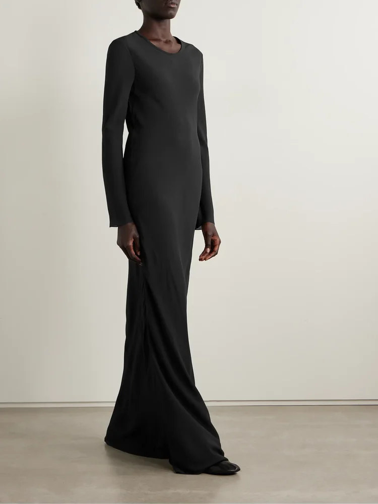 Merita Silk-georgette Gown