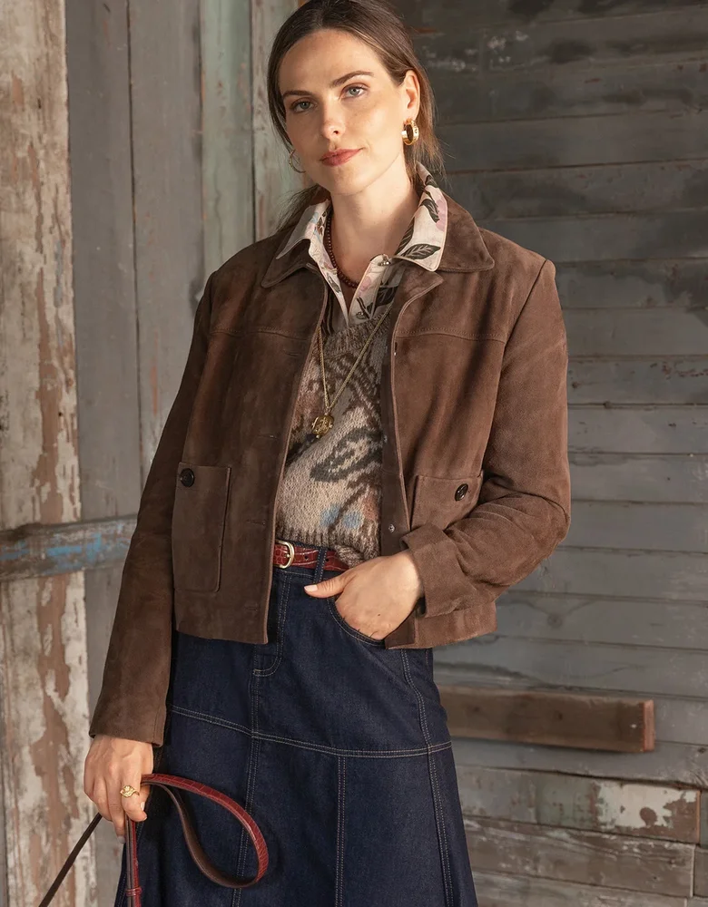 Brittney Suede Jacket