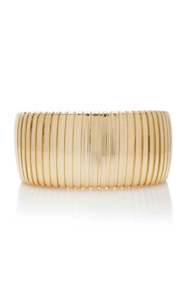 18K Yellow Gold Golden Cuff